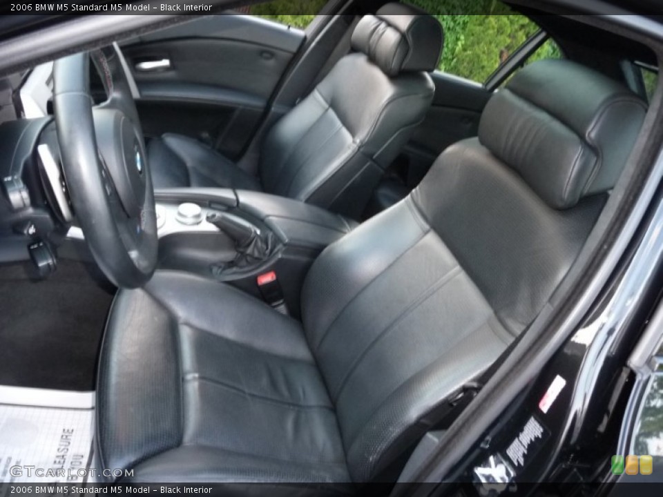 Black Interior Photo for the 2006 BMW M5  #59031991