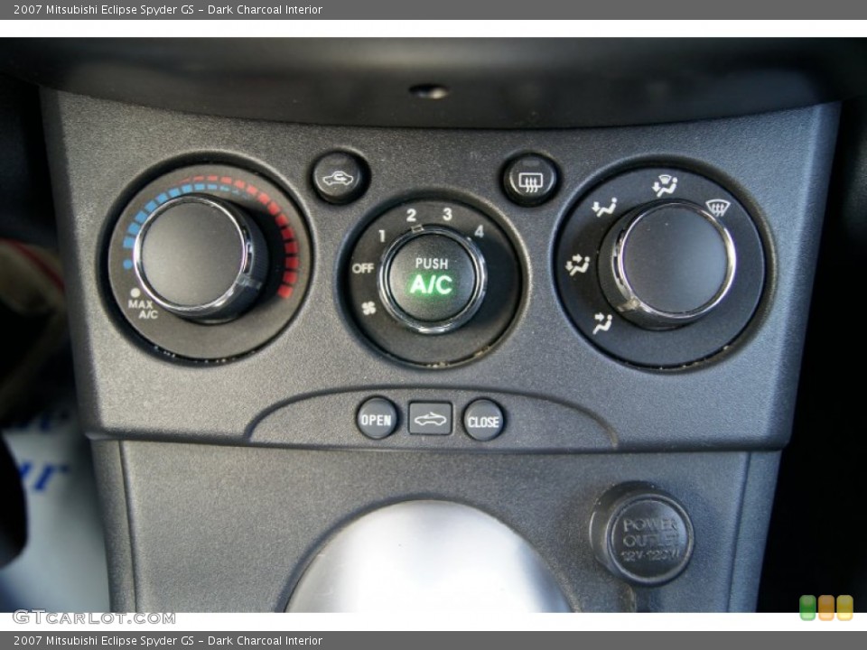 Dark Charcoal Interior Controls for the 2007 Mitsubishi Eclipse Spyder GS #59032854