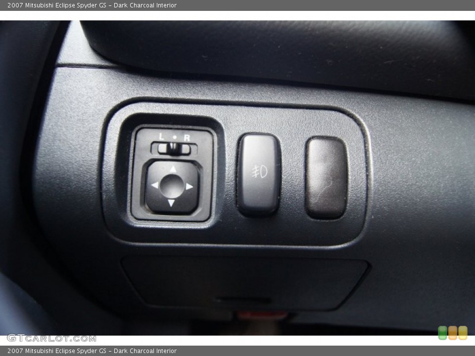 Dark Charcoal Interior Controls for the 2007 Mitsubishi Eclipse Spyder GS #59032885