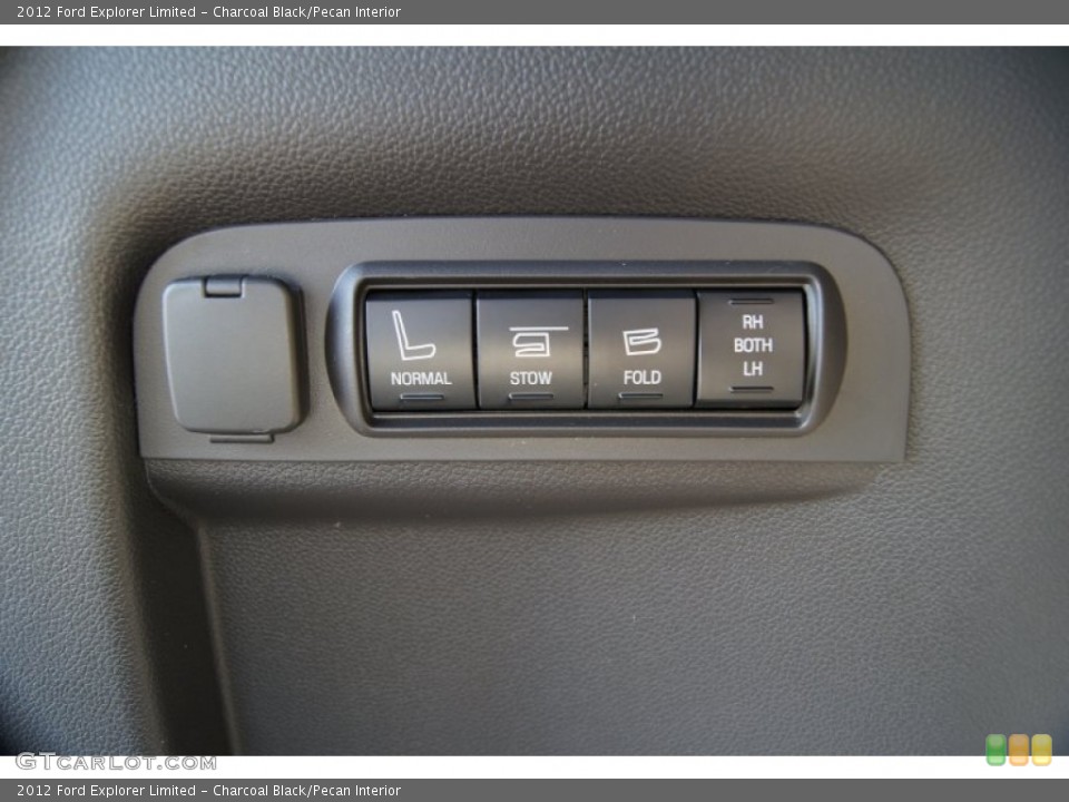 Charcoal Black/Pecan Interior Controls for the 2012 Ford Explorer Limited #59033509