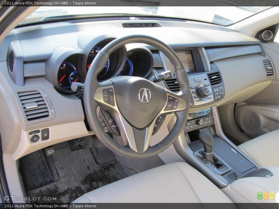 Taupe Interior Dashboard for the 2011 Acura RDX Technology SH-AWD #59035435