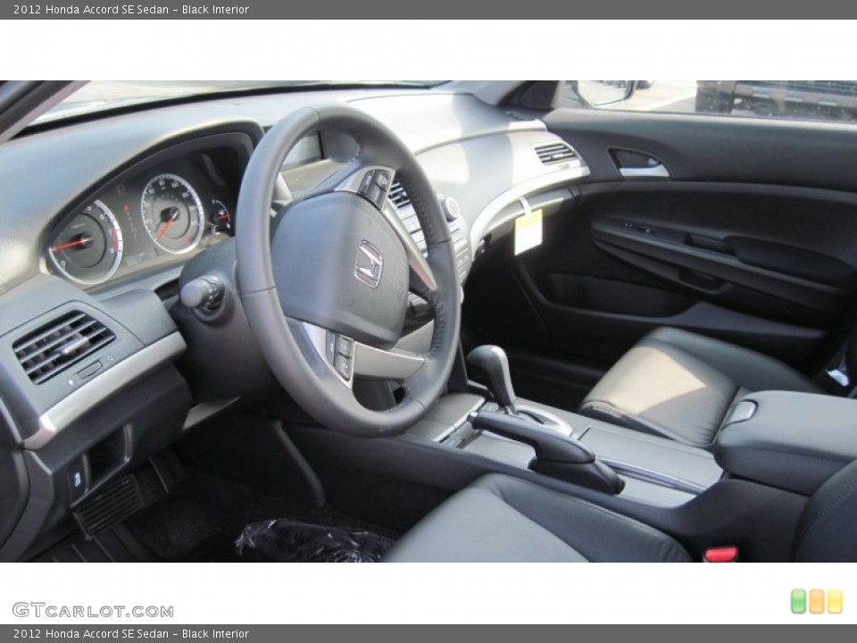 Black Interior Photo for the 2012 Honda Accord SE Sedan #59036323