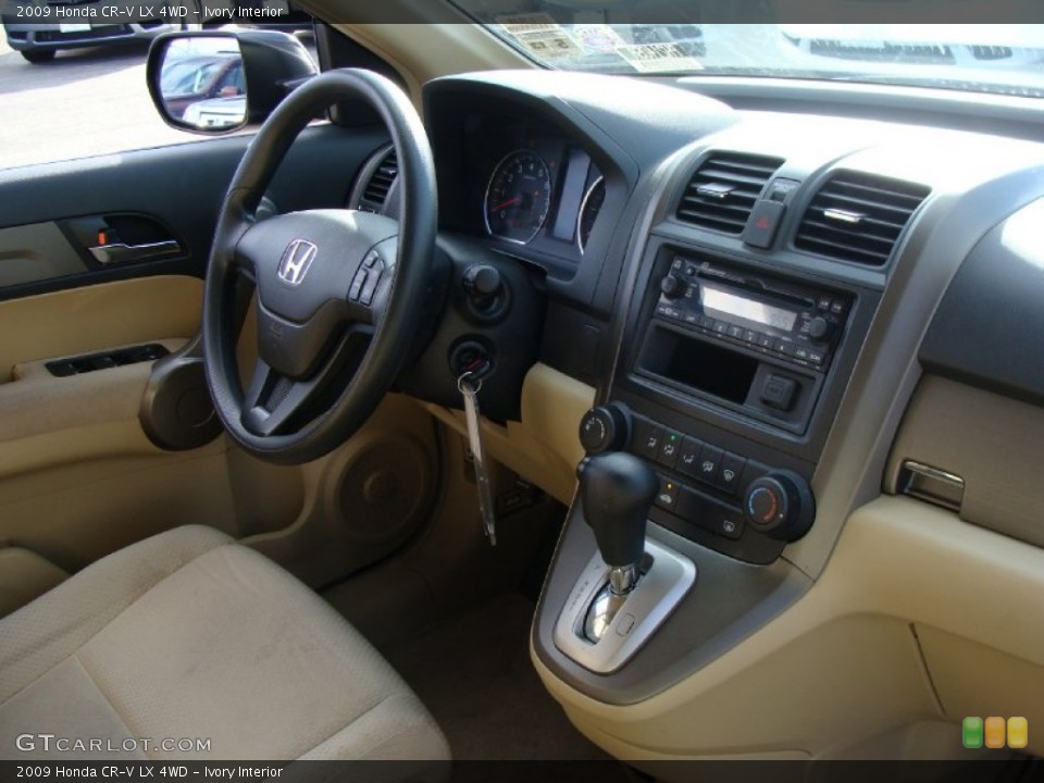 Ivory Interior Dashboard for the 2009 Honda CR-V LX 4WD #59036344