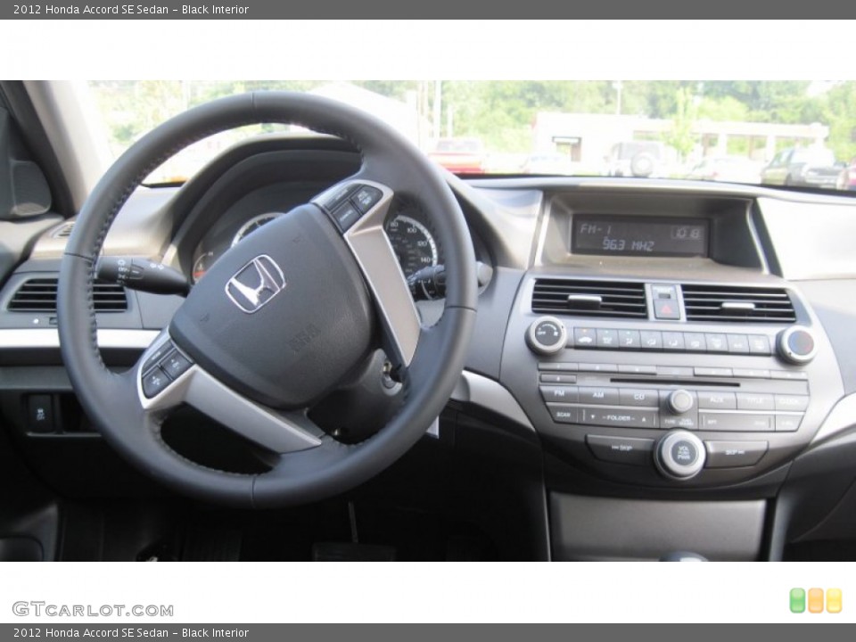 Black Interior Dashboard for the 2012 Honda Accord SE Sedan #59036392