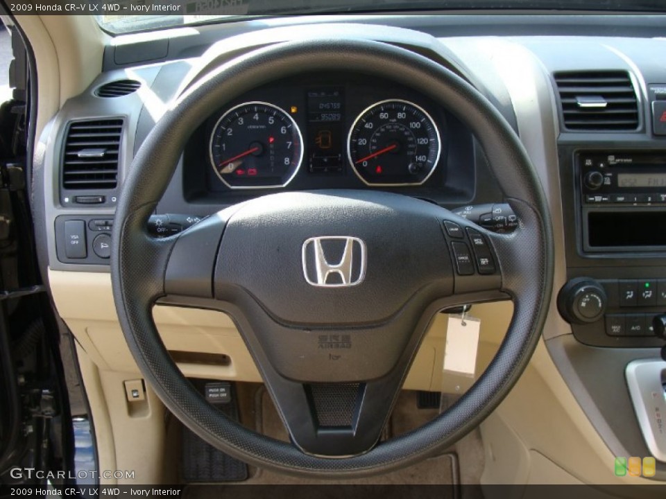 Ivory Interior Steering Wheel for the 2009 Honda CR-V LX 4WD #59036428