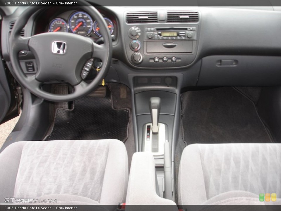 Gray Interior Dashboard for the 2005 Honda Civic LX Sedan #59038212