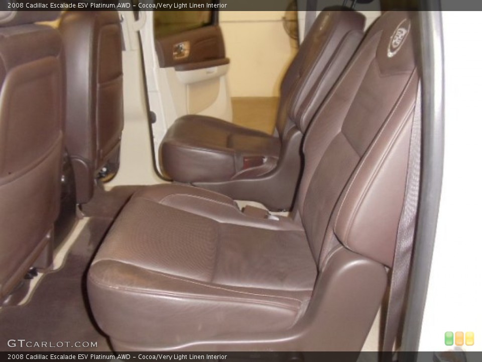 Cocoa/Very Light Linen Interior Photo for the 2008 Cadillac Escalade ESV Platinum AWD #59039236