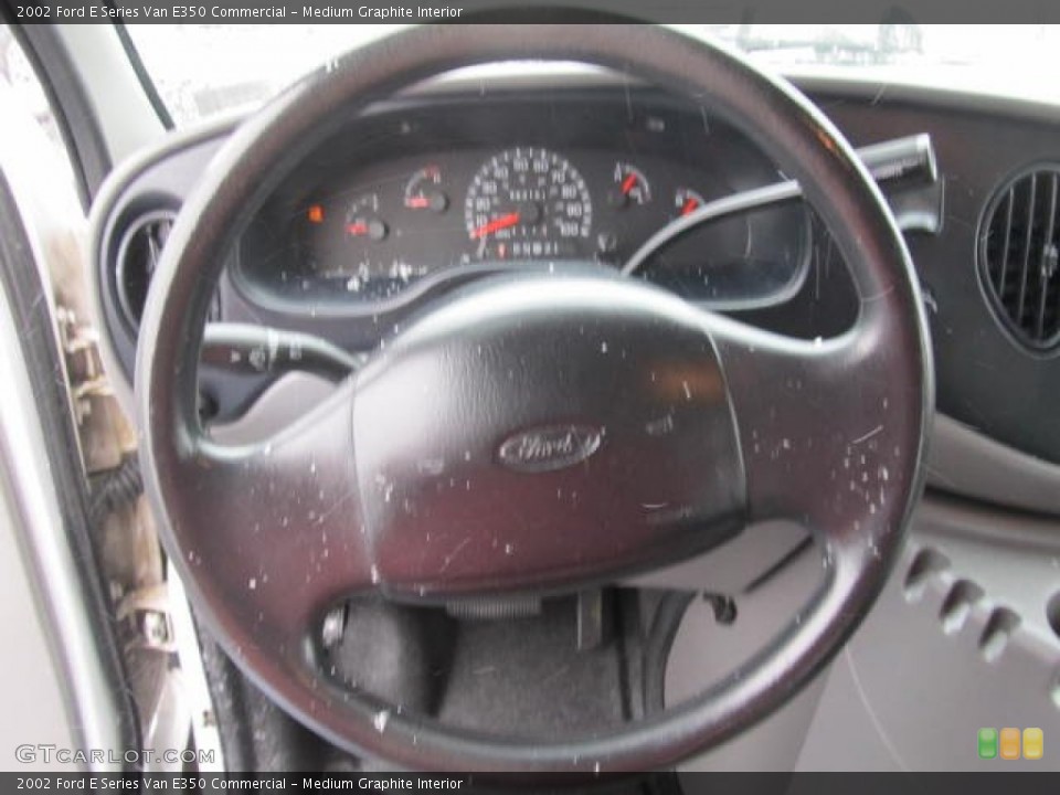 Medium Graphite Interior Steering Wheel for the 2002 Ford E Series Van E350 Commercial #59039803