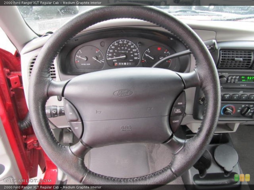 Medium Graphite Interior Steering Wheel for the 2000 Ford Ranger XLT Regular Cab #59039947