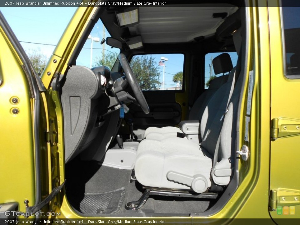 Dark Slate Gray/Medium Slate Gray Interior Photo for the 2007 Jeep Wrangler Unlimited Rubicon 4x4 #59040490