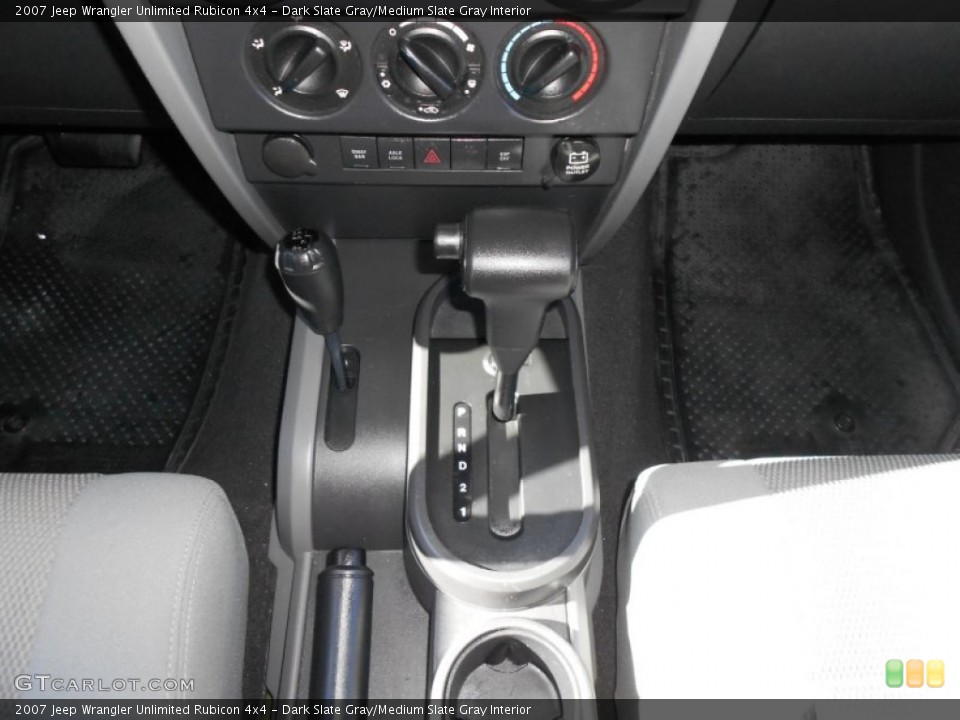 Dark Slate Gray/Medium Slate Gray Interior Transmission for the 2007 Jeep Wrangler Unlimited Rubicon 4x4 #59040577