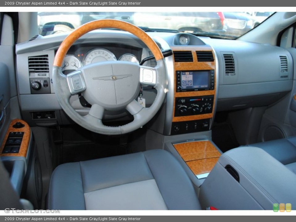 Dark Slate Gray/Light Slate Gray Interior Dashboard for the 2009 Chrysler Aspen Limited 4x4 #59043247