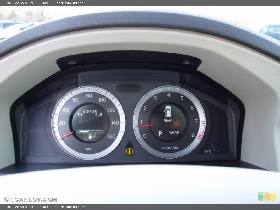 Sandstone Interior Gauges for the 2009 Volvo XC70 3.2 AWD #59045830