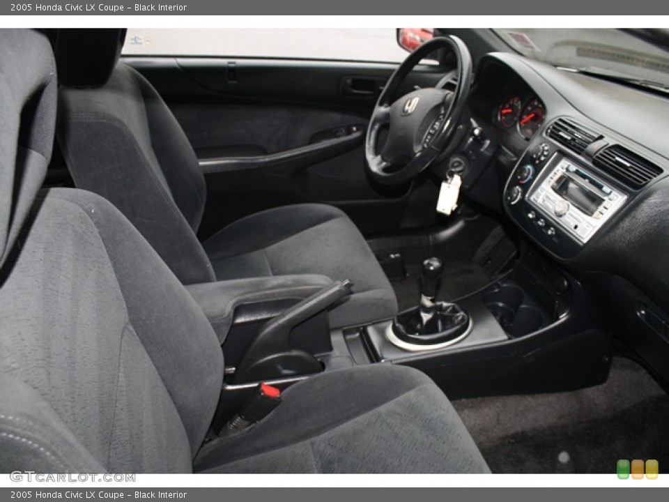 Black Interior Photo for the 2005 Honda Civic LX Coupe #59046130