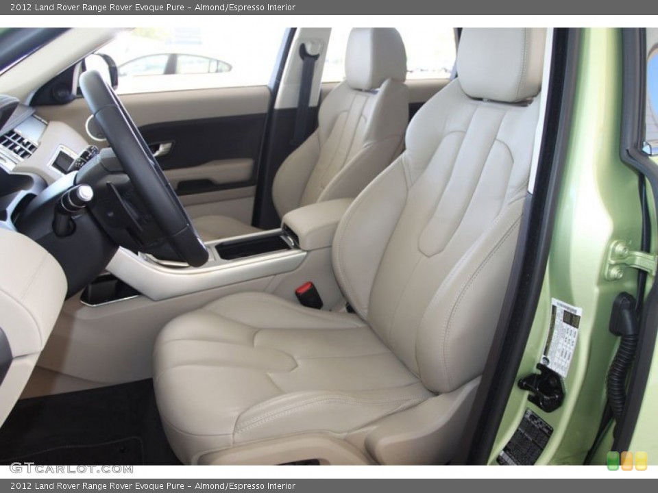 Almond/Espresso Interior Photo for the 2012 Land Rover Range Rover Evoque Pure #59049316