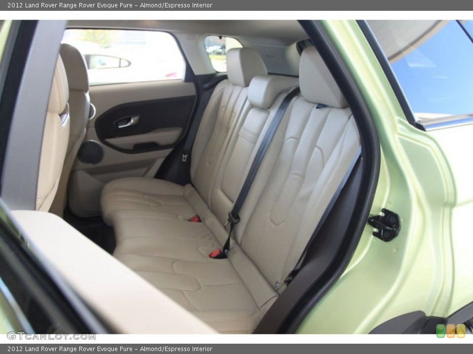 Almond/Espresso Interior Photo for the 2012 Land Rover Range Rover Evoque Pure #59049319