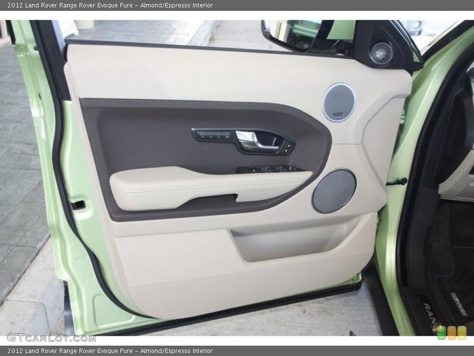 Almond/Espresso Interior Door Panel for the 2012 Land Rover Range Rover Evoque Pure #59049379