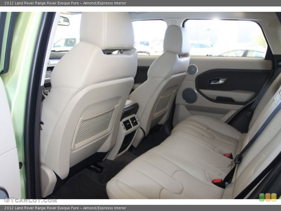 Almond/Espresso Interior Photo for the 2012 Land Rover Range Rover Evoque Pure #59049388