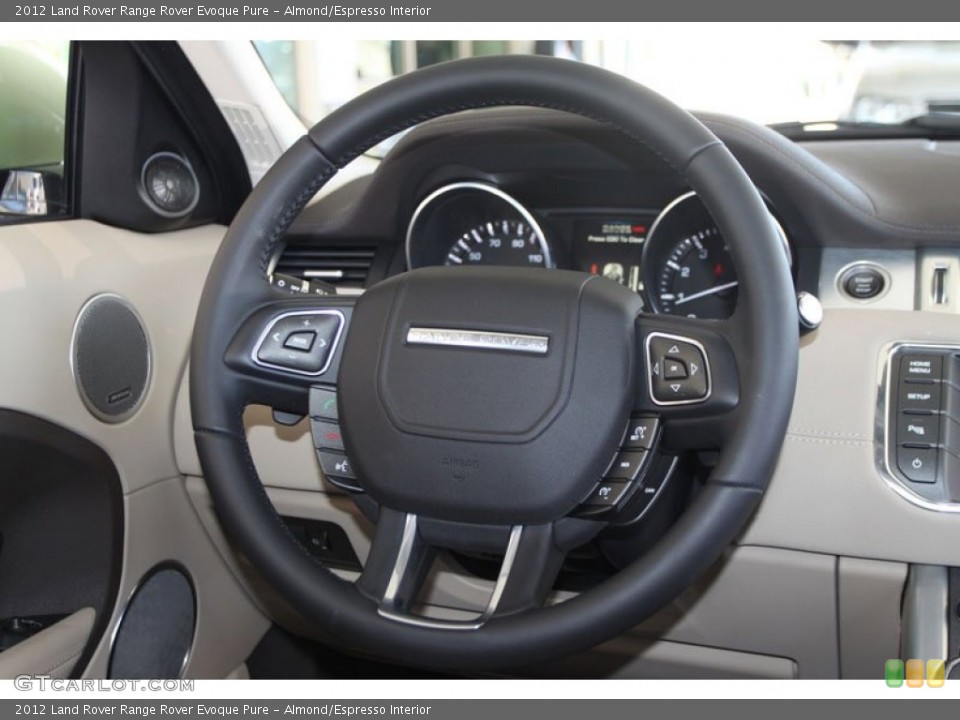 Almond/Espresso Interior Steering Wheel for the 2012 Land Rover Range Rover Evoque Pure #59049400