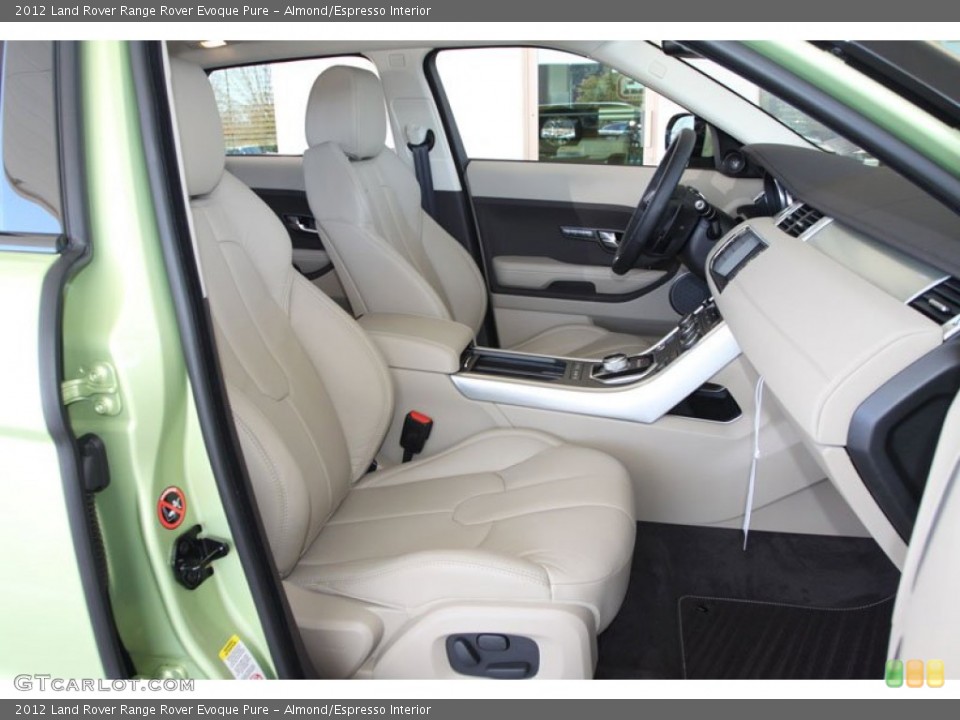 Almond/Espresso Interior Photo for the 2012 Land Rover Range Rover Evoque Pure #59049433