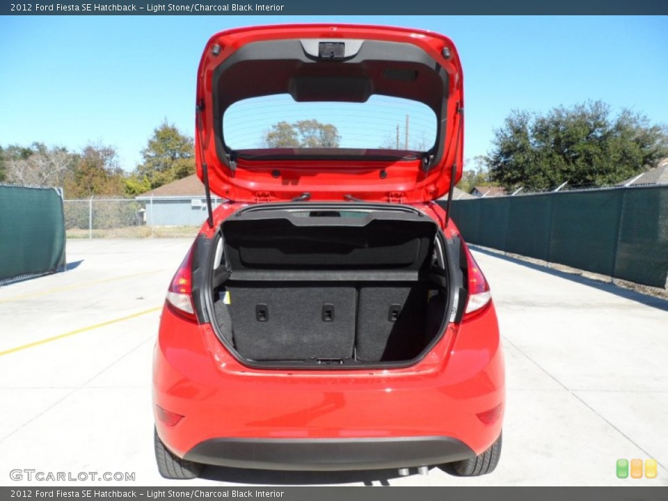 Light Stone/Charcoal Black Interior Trunk for the 2012 Ford Fiesta SE Hatchback #59052033
