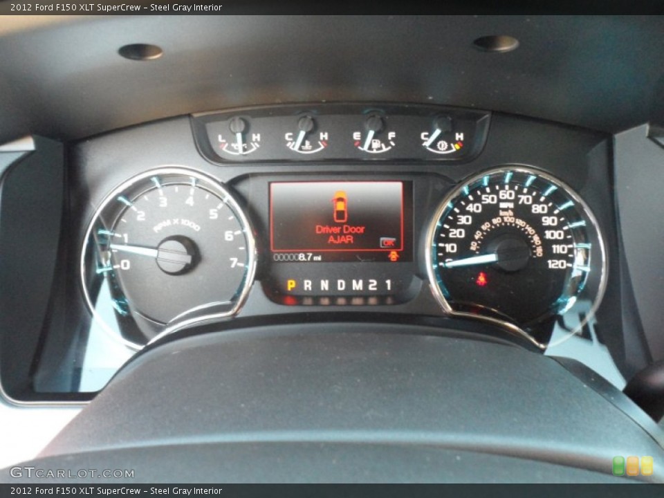 Steel Gray Interior Gauges for the 2012 Ford F150 XLT SuperCrew #59052639