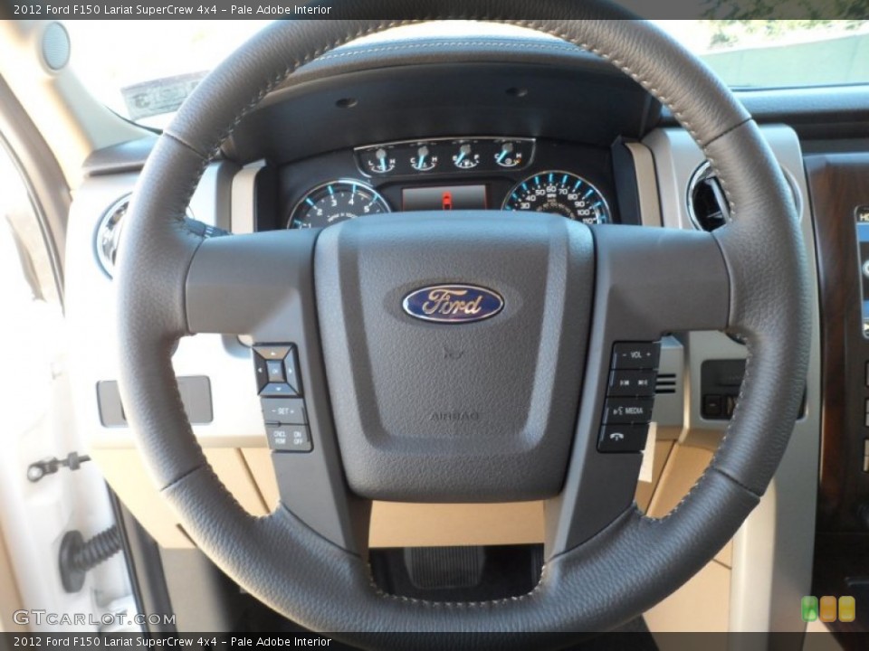 Pale Adobe Interior Steering Wheel for the 2012 Ford F150 Lariat SuperCrew 4x4 #59052760