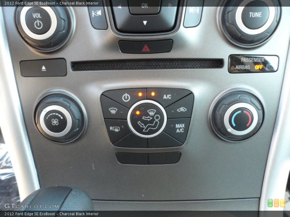 Charcoal Black Interior Controls for the 2012 Ford Edge SE EcoBoost #59053097