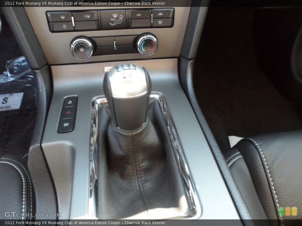 Charcoal Black Interior Transmission for the 2012 Ford Mustang V6 Mustang Club of America Edition Coupe #59053330