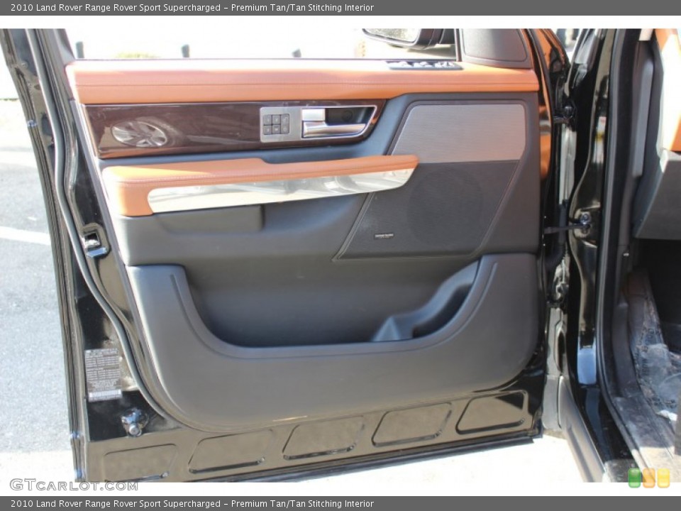 Premium Tan/Tan Stitching Interior Door Panel for the 2010 Land Rover Range Rover Sport Supercharged #59054912