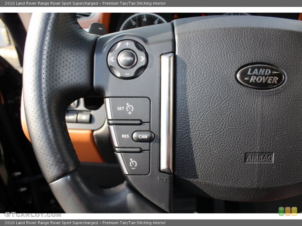 Premium Tan/Tan Stitching Interior Steering Wheel for the 2010 Land Rover Range Rover Sport Supercharged #59054980