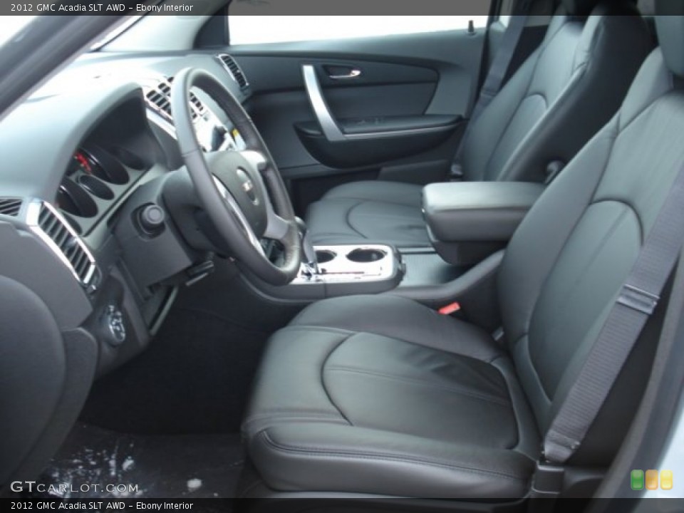 Ebony Interior Photo for the 2012 GMC Acadia SLT AWD #59056226