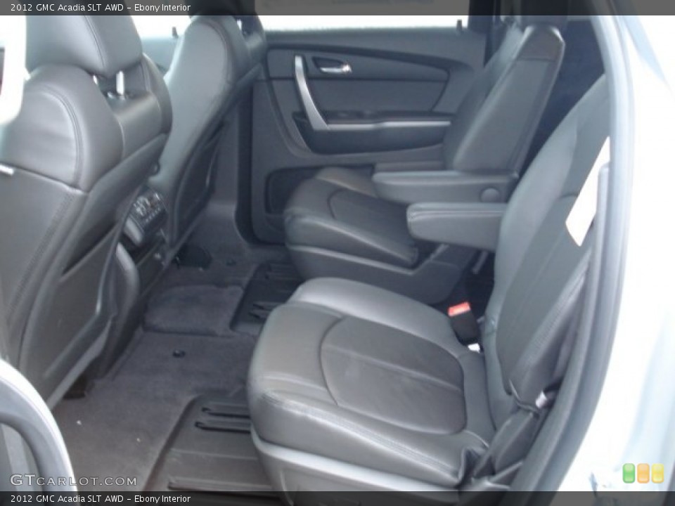 Ebony Interior Photo for the 2012 GMC Acadia SLT AWD #59056241