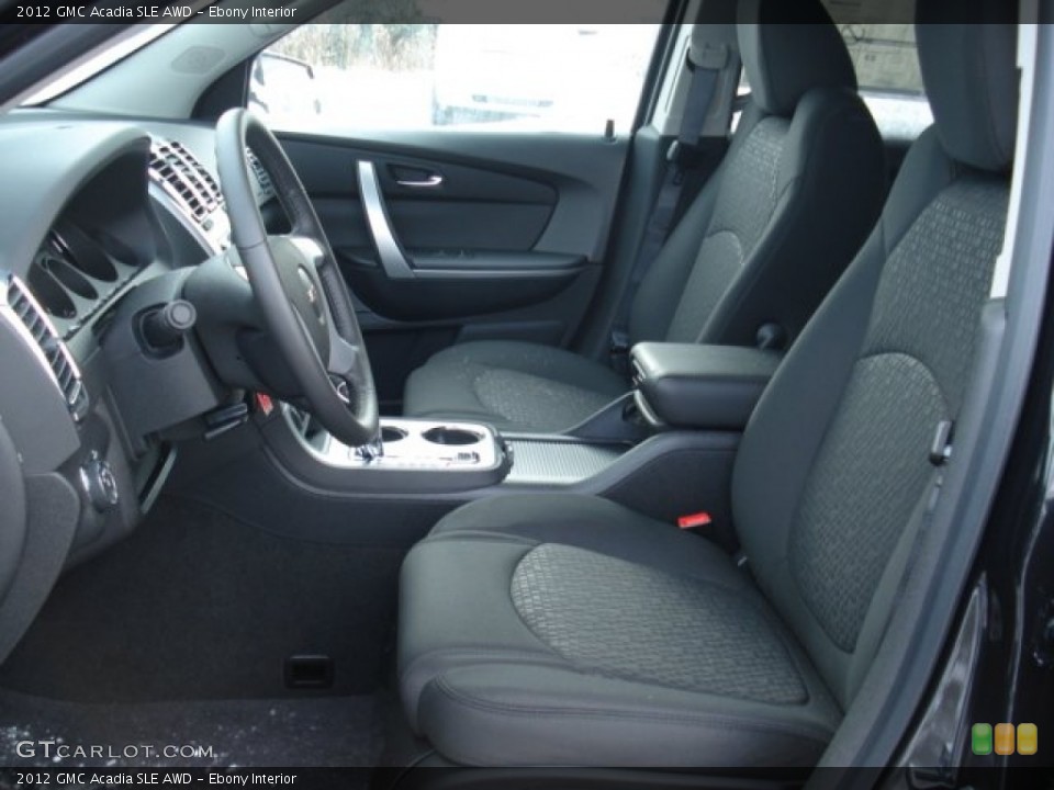 Ebony Interior Photo for the 2012 GMC Acadia SLE AWD #59056589
