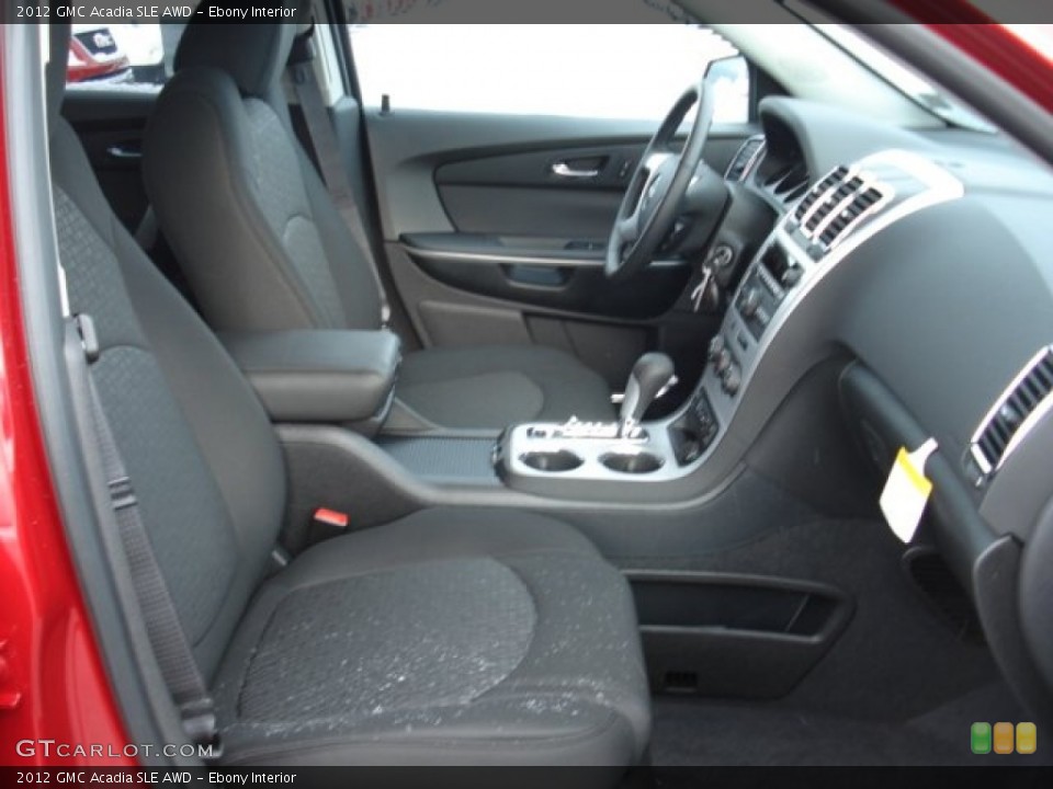 Ebony Interior Photo for the 2012 GMC Acadia SLE AWD #59057165