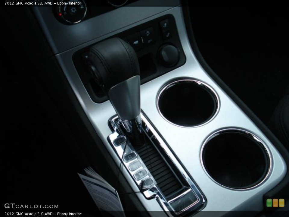 Ebony Interior Transmission for the 2012 GMC Acadia SLE AWD #59057192