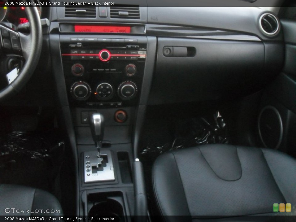 Black Interior Dashboard for the 2008 Mazda MAZDA3 s Grand Touring Sedan #59058986