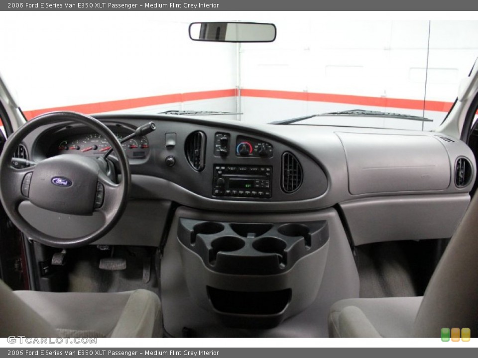 Medium Flint Grey Interior Dashboard for the 2006 Ford E Series Van E350 XLT Passenger #59062181