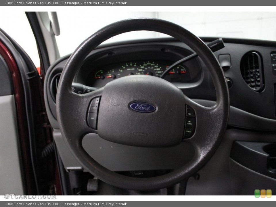 Medium Flint Grey Interior Steering Wheel for the 2006 Ford E Series Van E350 XLT Passenger #59062205