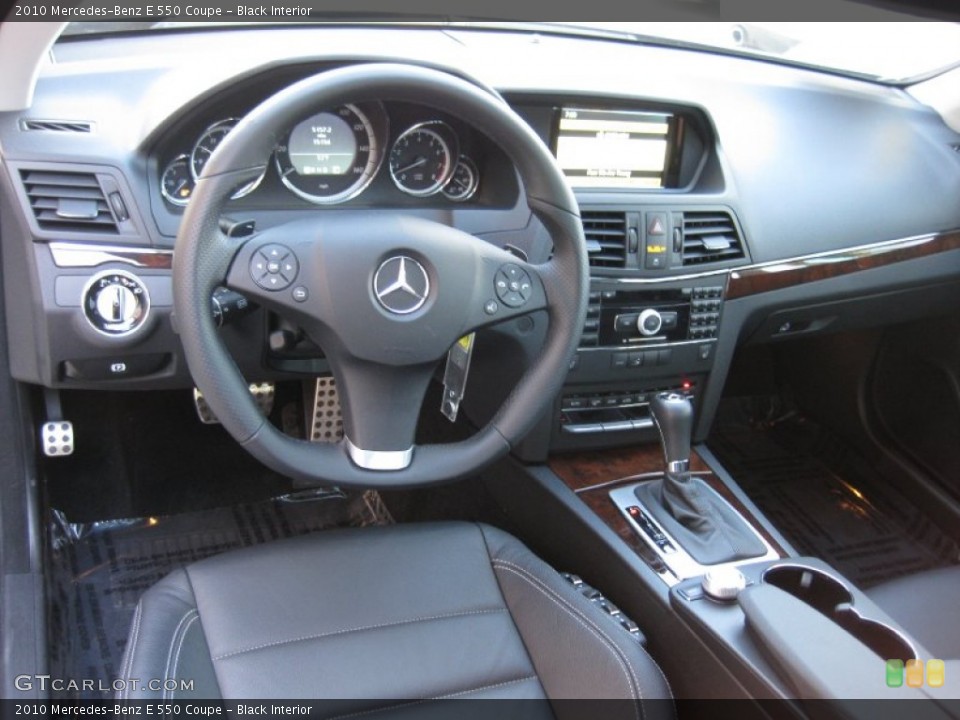 Black Interior Dashboard for the 2010 Mercedes-Benz E 550 Coupe #59062666