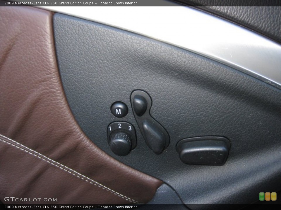 Tobacco Brown Interior Controls for the 2009 Mercedes-Benz CLK 350 Grand Edition Coupe #59062990