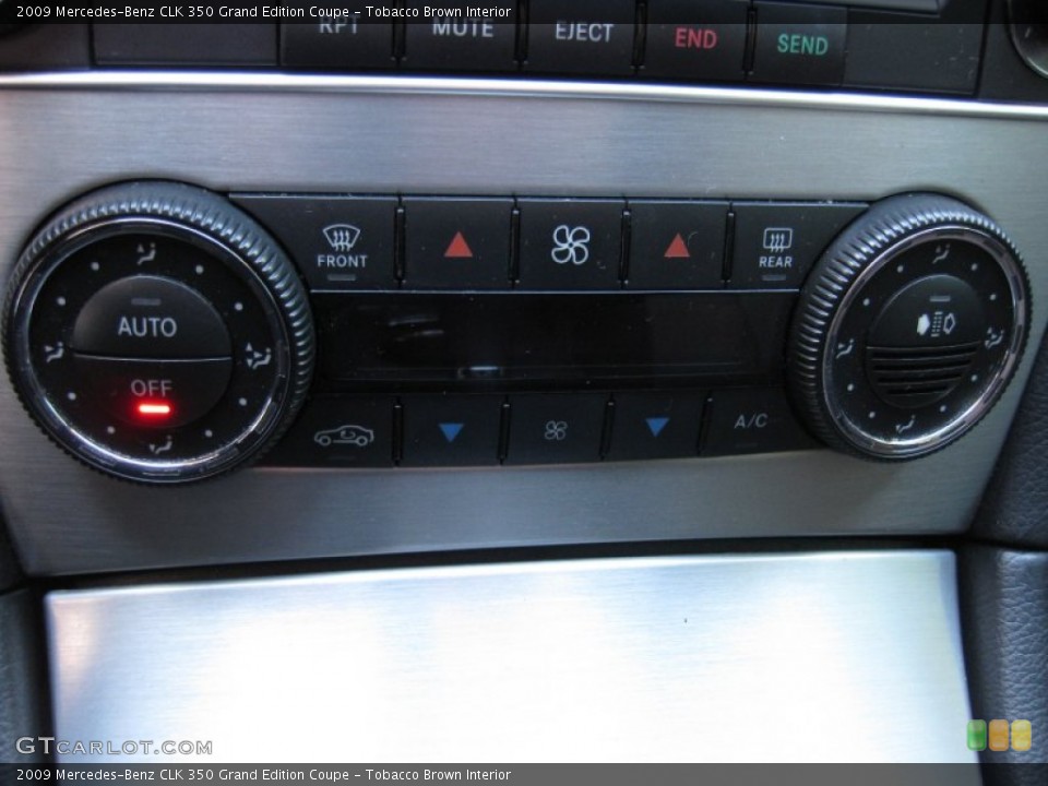 Tobacco Brown Interior Controls for the 2009 Mercedes-Benz CLK 350 Grand Edition Coupe #59063056