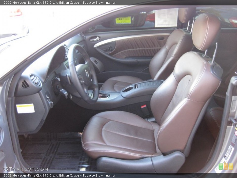 Tobacco Brown Interior Photo for the 2009 Mercedes-Benz CLK 350 Grand Edition Coupe #59063083