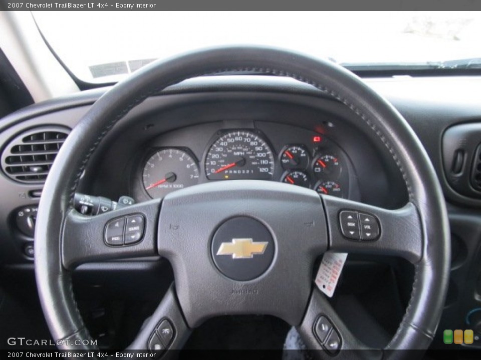 Ebony Interior Steering Wheel for the 2007 Chevrolet TrailBlazer LT 4x4 #59064013