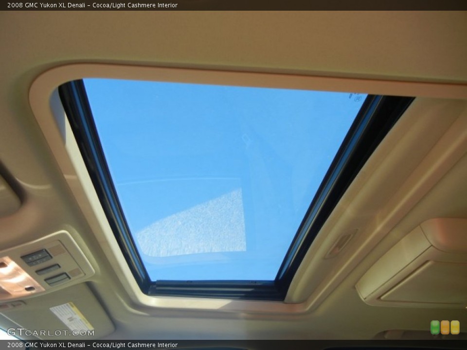 Cocoa/Light Cashmere Interior Sunroof for the 2008 GMC Yukon XL Denali #59065826
