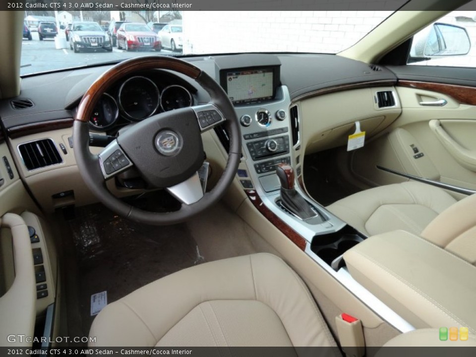 Cashmere/Cocoa Interior Prime Interior for the 2012 Cadillac CTS 4 3.0 AWD Sedan #59066822