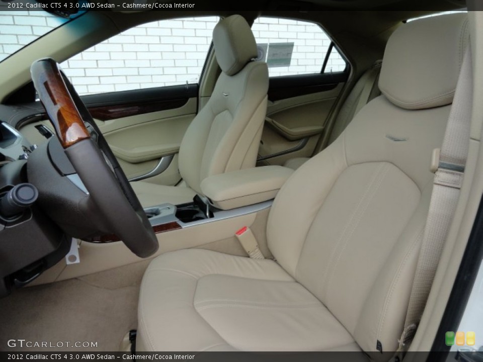 Cashmere/Cocoa Interior Photo for the 2012 Cadillac CTS 4 3.0 AWD Sedan #59066831