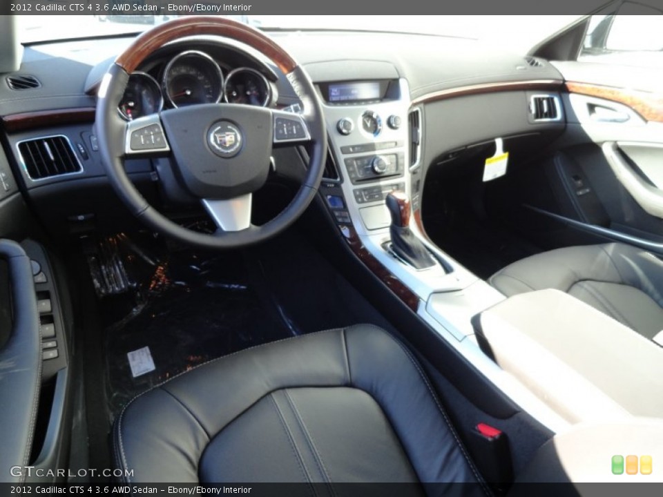 Ebony/Ebony Interior Prime Interior for the 2012 Cadillac CTS 4 3.6 AWD Sedan #59067020