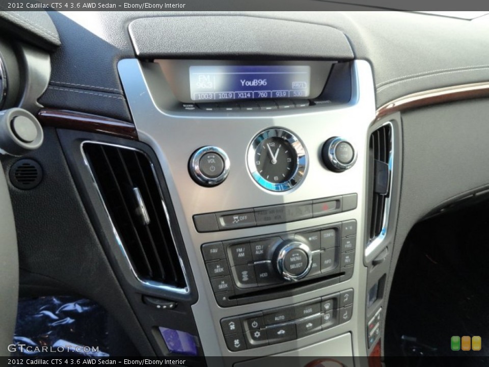 Ebony/Ebony Interior Controls for the 2012 Cadillac CTS 4 3.6 AWD Sedan #59067087