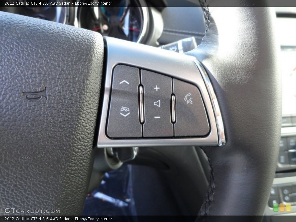 Ebony/Ebony Interior Controls for the 2012 Cadillac CTS 4 3.6 AWD Sedan #59067104